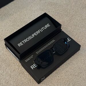 RETROSUPERFUTURE Black Caro Sunglasses